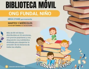 Programa de la feria del libro en Pronunciamiento