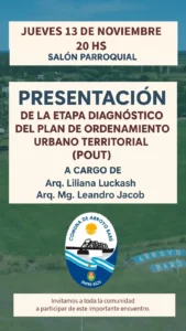 Arroyo Barú: Presentación de la Etapa Diagnóstico del Plan de Ordenamiento Urbano Territorial (POUT)