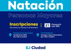 San José: Natación para Personas Mayores – Inscripciones abiertas