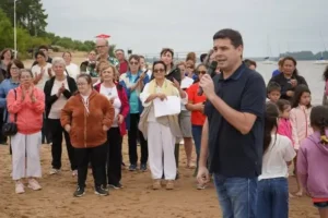 Bendición de las aguas y recibimiento de la Inmaculada Concepción en el Balneario San José