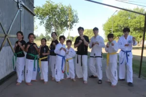 Pronunciamiento: Alumnos del taller municipal de Taekwon-Do se preparan para cerrar el año con nuevos desafíos