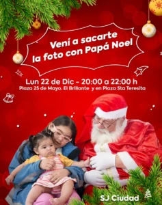 San José: Papá Noel visitará las plazas de la ciudad para compartir la magia de la Navidad