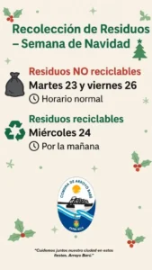Arroyo Barú: Recolección de residuos – Semana de Navidad