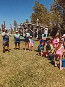 Encuentro de Talleres Ambientales en la Colonia de Vacaciones Municipal de  1º De Mayo