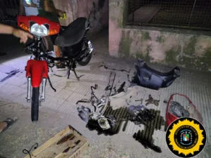 SECUESTROS RELACIONADOS A SUSTRACCIÓN DE MOTOCICLETA