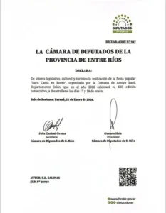 Declaratoria de Interés al Festival Barú Canta en Enero