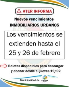 1º De Mayo: Impuesto Inmobiliario Urbano 2026