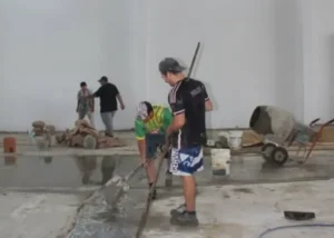 Se llevan adelante nuevos trabajos en el Salón de Usos Múltiples (SUM) Municipal de Pronunciamiento