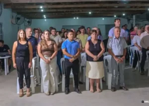 Autoridades de Arroyo Barú acompañaron la asunción de la nueva gestión en Colonia San Miguel