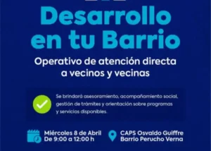 Operativo “Desarrollo en tu Barrio” – Barrio Perucho