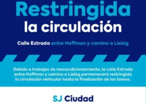 San José: Corte de tránsito en calle Estrada por trabajos de reacondicionamiento