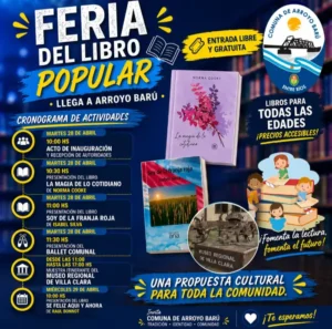 LLEGA LA FERIA DEL LIBRO POPULAR A ARROYO BARÚ
