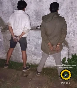 COLÓN: APREHENDIDOS EN FLAGRANCIA POR TENTATIVA DE ROBO