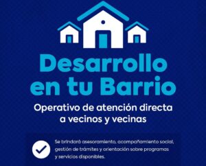 Operativo “Desarrollo en tu Barrio” en Santa Teresita