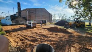 Villa Elisa: Se comenzó a construir la nueva cocina del Polideportivo