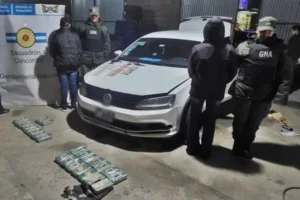 Autovía 14: Secuestran 24 kilos de cocaína en ER