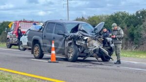 Ruta 14: Un remisero falleció tras ser embestido