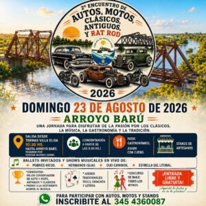 Arroyo Barú prepara el 2° Encuentro de Autos Clásicos