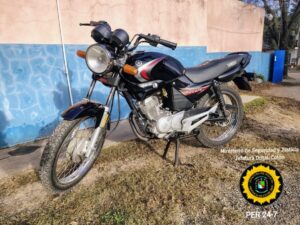 Villa Elisa: Secuestran una motocicleta en un control