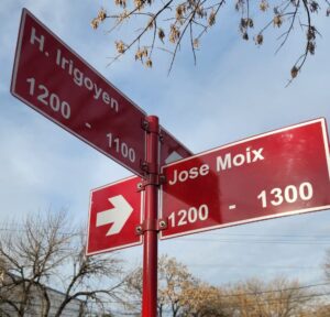 Villa Elisa: Recambian nomencladores en calles