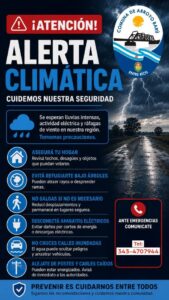 Alerta climática: Piden extremar cuidados en Arroyo Barú