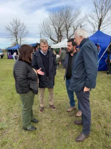 Villa Elisa acompañó la visita del gobernador Rogelio Frigerio a la Expo Rural Colón
