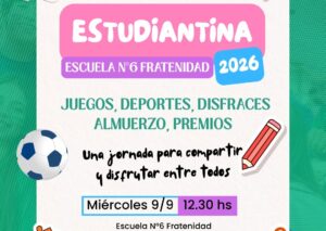 Estudiantina 2026: una jornada de encuentro y participación en Pronunciamiento