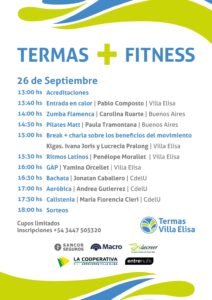 Termas Villa Elisa prepara una nueva edición de Termas + Fitness