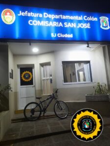 San José: Secuestran una bicicleta abandonada en la vía pública